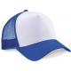 Gorra americana de 5 paneles Ref.TTB640-ROYAL/BLANCO BRILLANTE 