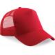 Gorra americana de 5 paneles Ref.TTB640-ROJO CLASICO/ROJO CLASICO 