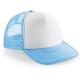 Gorra americana vintage 100% poliéster Ref.TTB645-CIELO AZUL/BLANCO 