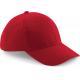 Gorra pro-style de algodón grueso peinado - 6 paneles Ref.TTB65-ROJO CLASICO 