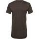 Camiseta de algodón de corte largo para hombre Ref.TTBE3006-BREZO GRIS OSCURO