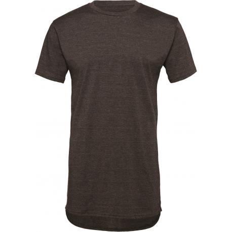 Camiseta de algodón de corte largo para hombre