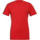 Camiseta Triblend cuello redondo Ref.TTBE3413-TRIBLEND ROJO