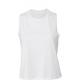 Camiseta sin mangas crop Ref.TTBE6682-MEZCLA BLANCA SOLIDA