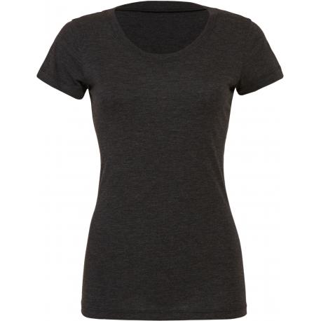 Camiseta Triblend con cuello redondo para mujer