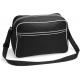 Bolsa retro con bandolera Ref.TTBG14-BLANCO NEGRO 