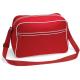 Bolsa retro con bandolera Ref.TTBG14-ROJO/BLANCO CLASICO 