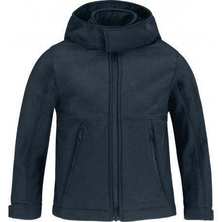 Chaqueta softshell con capucha niños