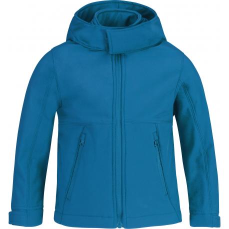 Chaqueta softshell con capucha niños