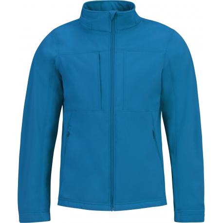 Chaqueta softshell con capucha hombre