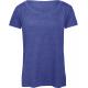 Camiseta Triblend de mujer para serigrafía Ref.TTCGTW056-HEATHER ROYAL BLUE