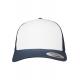 Gorra retro trucker colored front paneles de malla Ref.TTFL6606CF-MARINA/BLANCO 