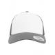 Gorra retro trucker colored front paneles de malla Ref.TTFL6606CF-GRIS OSCURO/BLANCO 