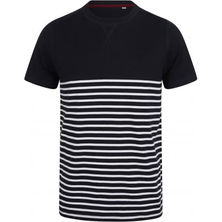 Camiseta de algodón de manga corta Breton