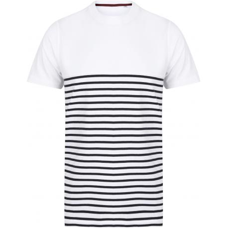 Camiseta de algodón de manga corta Breton