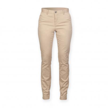 Pantalón chino stretch mujer