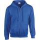 Sudadera heavy blend™ capucha y cremallera hombre Ref.TTGI18600-AZUL REAL