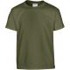 Camiseta de algodón Heavy para niños Ref.TTGI5000B-VERDE MILITAR