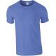 Camiseta softstyle hombre con etiqueta extraíble Ref.TTGI6400-HEATHER ROYAL