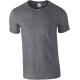 Camiseta softstyle hombre con etiqueta extraíble Ref.TTGI6400-BREZO OSCURO