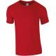 Camiseta softstyle hombre con etiqueta extraíble Ref.TTGI6400-ROJO CEREZA