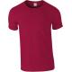 Camiseta softstyle hombre con etiqueta extraíble Ref.TTGI6400-RED DE CEREZA ANTIGUA