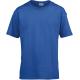 Camiseta de algodón encogido softstyle para niños Ref.TTGI6400B-AZUL REAL