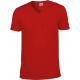 Camiseta de algodón softstyle cuello de pico hombre Ref.TTGI64V00-RED