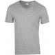 Camiseta de algodón softstyle cuello de pico hombre Ref.TTGI64V00-RS SPORT GRAY