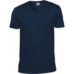 Camiseta softstyle cuello de pico hombre