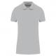 Polo piqué bio180 mujer Ref.TTK2026-NIEVE GRIS