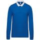 Polo rugby Ref.TTK213-LIGERO ROYAL BLUE/WHITE