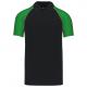 Polo baseball manga corta Ref.TTK226-VERDE NEGRO