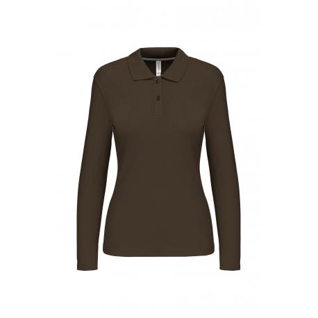 Polo manga larga mujer