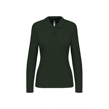 Polo manga larga mujer