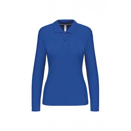 Polo manga larga mujer