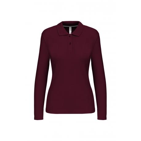 Polo manga larga mujer
