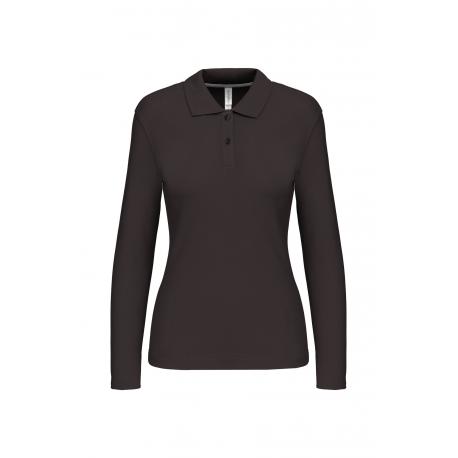 Polo manga larga mujer