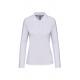 Polo manga larga mujer Ref.TTK244-BLANCO