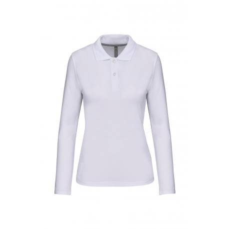 Polo manga larga mujer