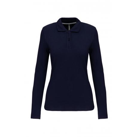 Polo manga larga mujer