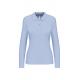Polo manga larga mujer Ref.TTK244-CIELO AZUL