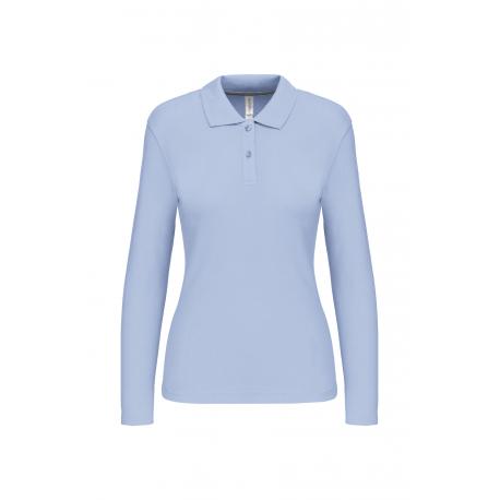 Polo manga larga mujer