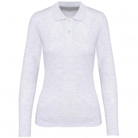 Polo manga larga mujer
