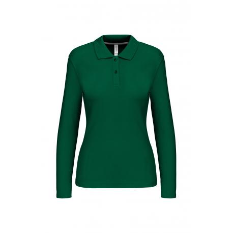 Polo manga larga mujer