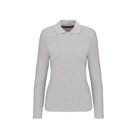Polo manga larga mujer