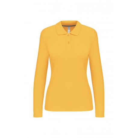 Polo manga larga mujer