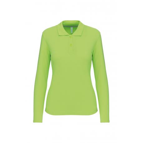 Polo manga larga mujer