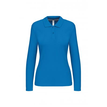 Polo manga larga mujer