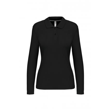 Polo manga larga mujer